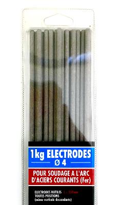 1 Kg Electrodes grises dia 4mm
