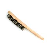 Brosse en bois poils acier