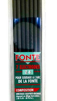 7 Electrodes fonte dia 4mm