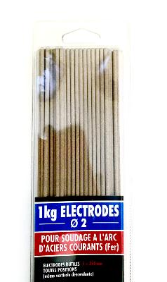 1 Kg Electrodes grises dia 2mm