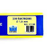 250 Electrodes grises en boite dia 1.6mm